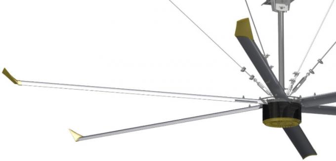 CCC CE ISO Hvls Przemysłowy wentylator sufitowy z ostrzem z aluminium i magnezu 1