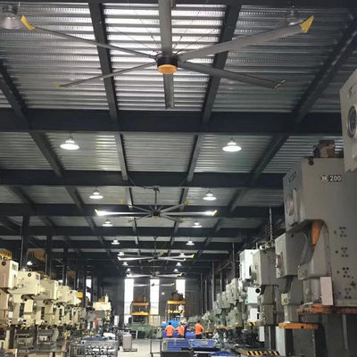 junyi Hvls Przemysłowy wentylator sufitowy chłodzenie wentylacja wentylator wydechowy z silnikiem Pmsm