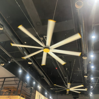 Kontroler HVLS Przemysłowe krążki powietrza o niskim poziomie hałasu ≤ 38 dB