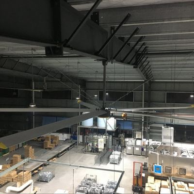 Motor magnetyczny stały 18FT 5.5M Duże wentylatory sufitowe przemysłowe
