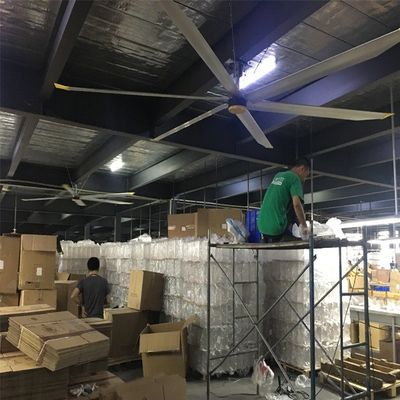Dobra cena. BLCD Motor 5,0m 16FT Duży przepływ powietrza HVLS Fan sufitowy do chłodzenia i wentylacji powietrza w Internecie