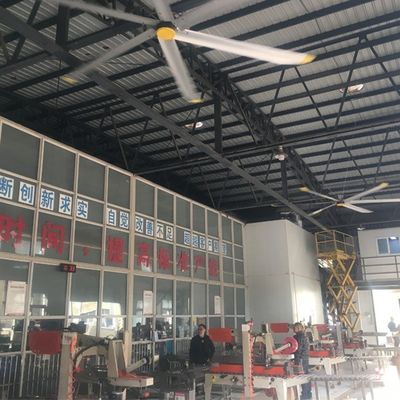 Dobra cena. BLCD Motor 5,0m 16FT Duży wentylator sufit HVLS do chłodzenia powietrza i bezobsługowy projekt w Internecie