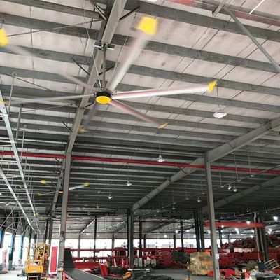 Dobra cena. Aluminiowy stop magnezu 6,1 m 20FT HVLS Wentylatory sufitowe przemysłowe do wentylacji gospodarstw mlecznych w Internecie