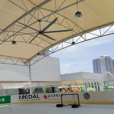 Dobra cena. 5.0m 16FT HVLS wentylator sufitowy wentylator elektryczny AC napędzany silnikiem PMSM wentylacja chłodzenia powietrza w Internecie