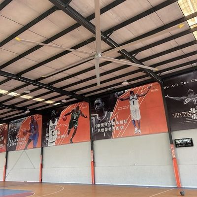 24FT 1.5KW Power Giant Gearbox Przemysłowy wentylator sufit HVLS do chłodzenia powietrza magazynowego
