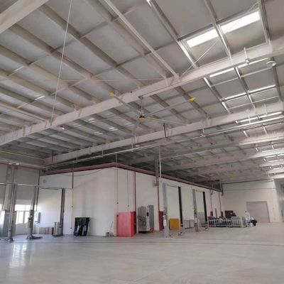 Dobra cena. DX Aluminium Fan 5 Blade Pmsm Motor HVLS Industrial Ceiling Fan Używany w BYD Energy Automobile w Internecie
