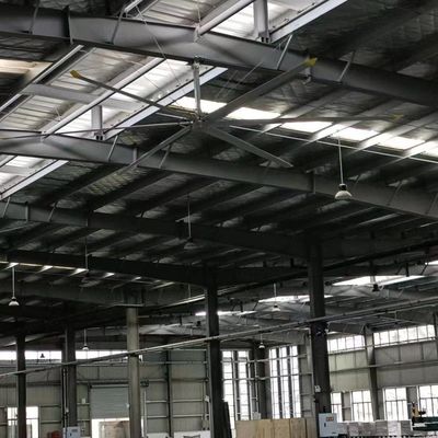 Dobra cena. HVls przemysłowy wentylator sufitowy urządzenie wentylacyjne aluminiowe materiały lampy wentylator dla stadionu gimnastycznego w Internecie
