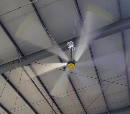 Dobra cena. 24FT średnicy wentylator chłodzący dla sufitu przemysłowego Al-Mg blady stopów suszenie powietrza w magazynie żywności w Internecie