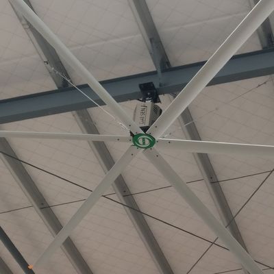Dobra cena. Wentylacja skrzynia biegów słupek silnika zamontowany HVLS wentylator sufitowy dla domu w Internecie