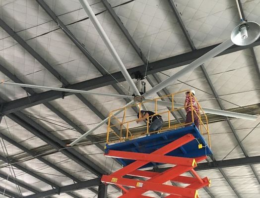Dobra cena. 5.4M 18ft Aluminiowe łopaty Wnętrze garaż Wielkie wentylatory HVLS w Internecie