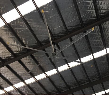 Dobra cena. Świeże powietrze Wielka skrzynia biegów 1.5kw Motor elektryczny HVLS wentylator w Internecie
