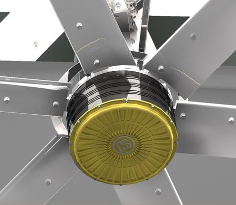 Dobra cena. Chłodzenie magazynowe HVLS wentylator sufitowy dla dużych pomieszczeń Wielkie pomieszczenia w Internecie